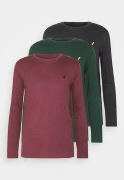 Pier One 3 Pack Unisex - T-Shirt À Manches Longues - Black/Bordeaux/Dark Green 12 Pier One 3 Pack Unisex - T-Shirt À Manches Longues - Black/Bordeaux/Dark Green -Pier One 11266ccfab134789a780f8985789fef2