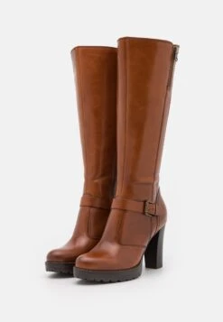 Pier One Leather - Bottes À Talons Hauts - Cognac 8 Pier One Leather - Bottes À Talons Hauts - Cognac -Pier One 1e904b13bbe04b61b591958331895eb3