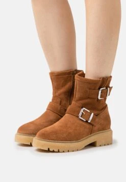 Pier One Leather - Santiags - Cognac