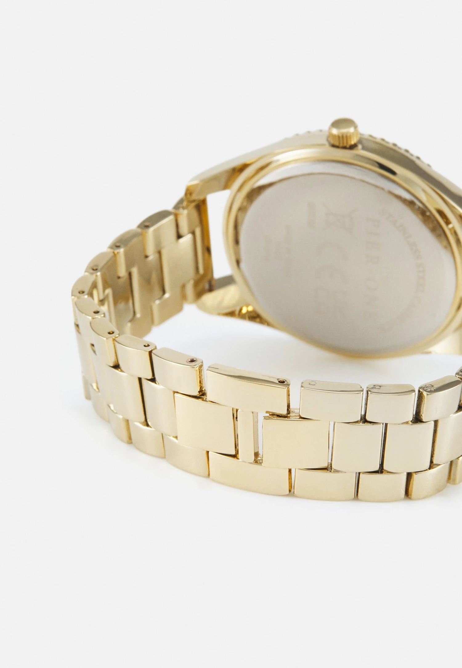 Pier One Unisex - Montre - Gold-Coloured/Green 2 Pier One Unisex - Montre - Gold-Coloured/Green – Image 2