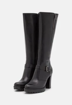Pier One Leather - Bottes À Talons Hauts - Black 8 Pier One Leather - Bottes À Talons Hauts - Black -Pier One 487615a3a2a14c3e975bbf3b4c2d2783