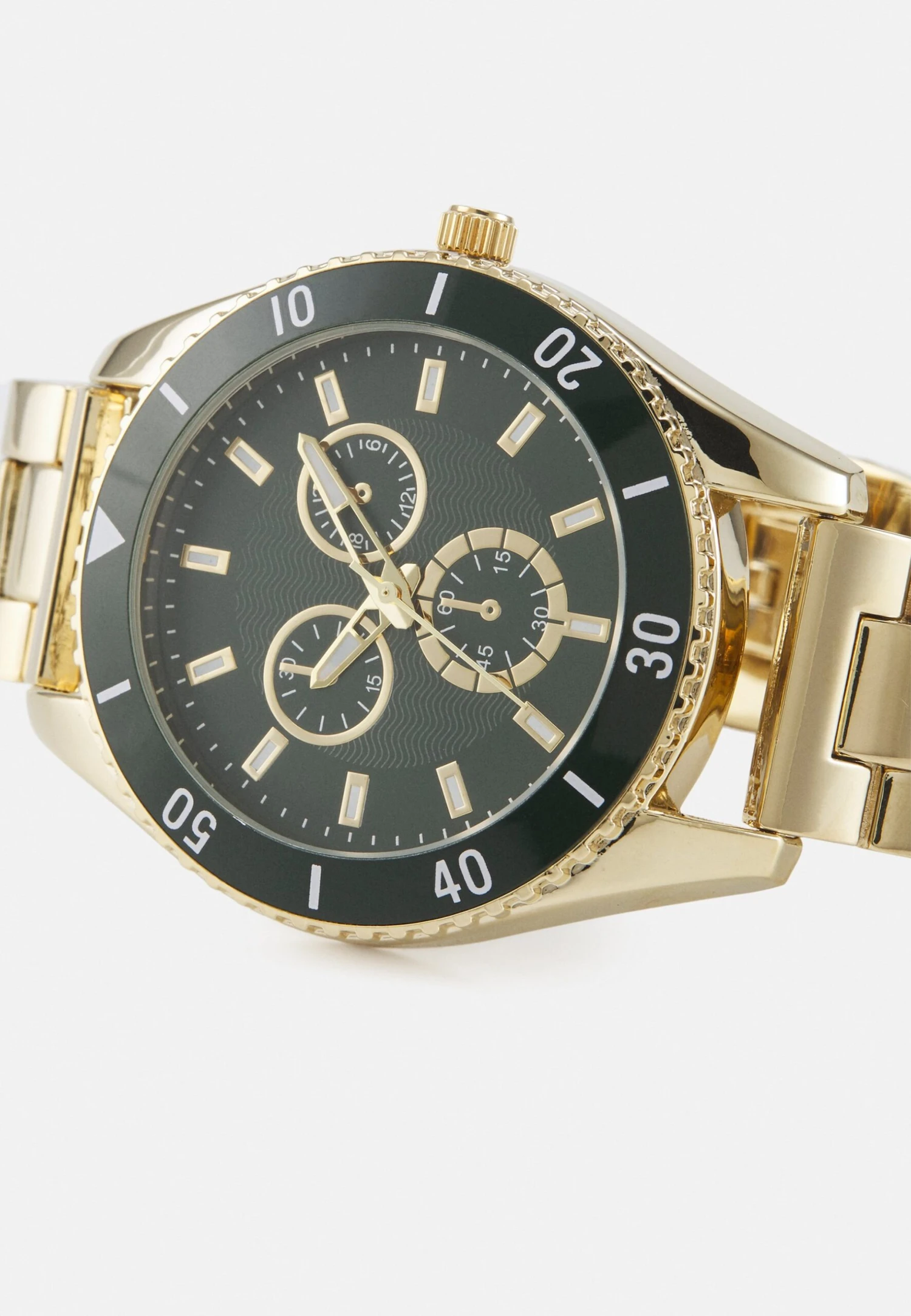 Pier One Unisex - Montre - Gold-Coloured/Green 4 Pier One Unisex - Montre - Gold-Coloured/Green – Image 4
