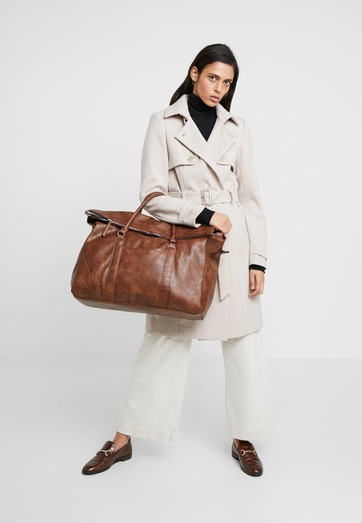 Pier One Unisex - Sac Week-End - Dark Brown 2 Pier One Unisex - Sac Week-End - Dark Brown – Image 2