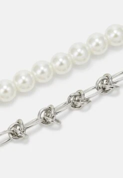 Pier One 2 Pack Unisex - Collier - Silver -Pier One f0386c66f33643f9a20dceab9586d469